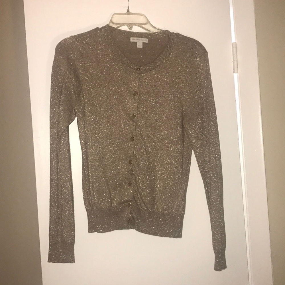 New York & Comp. Long Sleeve Gold Cardigan